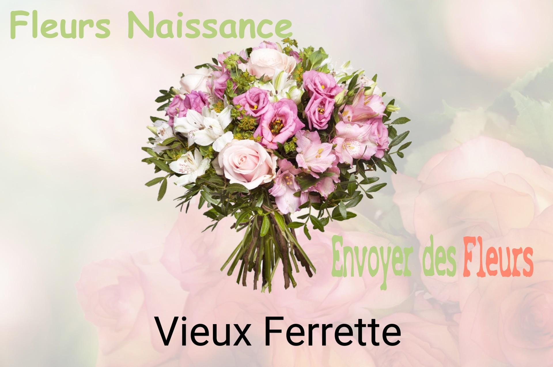 Bouquet de fleurs de naissance livré à Vieux-Ferrette
